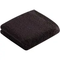 Vossen Handdoek Vossen Vegan Life Anthracite (50 x 100 cm) (Set van 3)