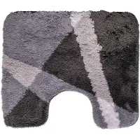Coppens Wicotex toiletmat 50x60cm grijs gestreept |