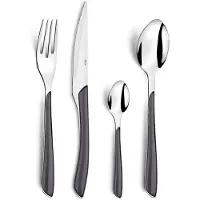 Amefa Eclat Grijs 16-delige Bestekset – 4 Personen – Hoogglans – 18/0 Chroomstaal – Cadeauverpakking