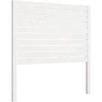 vidaXL Hoofdbord 81x4x100 cm massief grenenhout wit