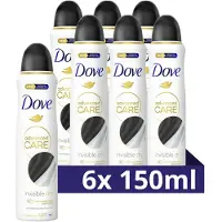 Dove 6x Deodorant Spray Invisible Dry 150 Ml