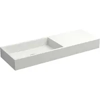 Clou Mini Wash Me fontein mineraalmarmer rechts 56cm wit glans