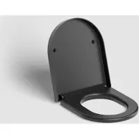 Clou Hammock softclose toiletzitting met quick release zwart mat