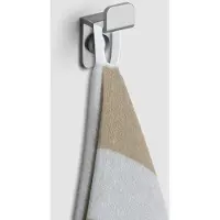 Clou Fold enkel handdoekhaakje RVS geborsteld