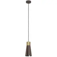 Eglo Losalomas, flexibele ophanging, messing, bruin, staal, zwart, IP20