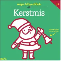 Boek Specials Nederland BV Mijn kleurblok kerstmis met dikke lijnen