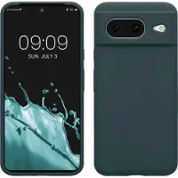 Kwmobile telefoonhoesje geschikt voor Google Pixel 8 - Hoesje met siliconen coating - Smartphone case in leisteen