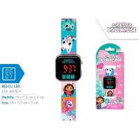 Kids Licensing Gabby`s Dollhouse LED Horloge - Digitaal - Gabby`s Poppenhuis