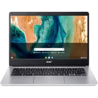 Acer Chromebook 314 (CB314-2H-K17E) Laptop | 14" HD Display | MediaTek Octa-Core ARM Cortex A73/A53 (MT8183) | 4 GB RAM | 64 GB eMMC | Mali-G72 MP3 GPU | Google ChromeOS | Zilver