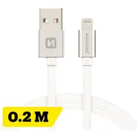 Swissten Datenkabel Textil USB / Lightning 0.2 M