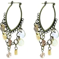 Behave - Oorbellen dames - Schelp kralen retro - Boho festival stijl