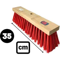Synx Tools Straatbezem 35 cm - harde bezem - buiten bezem - Zonder steel