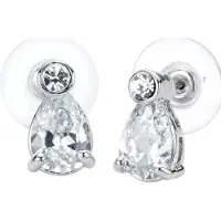Behave - Oorsteker in druppelvorm met steen - Fashion sieraden
