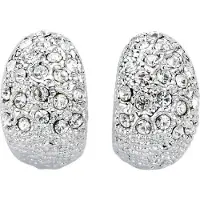 Behave - Oorsteker met Steentjes - Zilverkleur - Mode-accessoire