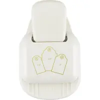 Vaessen creative Pons - 3 in 1 Label Pons - 3,8 - 5,1 - 6,4 cm - Geschulpt - Ivoor