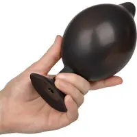 Calexotics - XL Silicone Inflatable Plug - Anal Toys Buttplugs Zwart