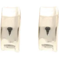 Behave - Oorringen dames - 925 zilver - groen emaille - 3,2 cm