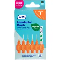 Tepe 3x Interdentale Ragers Original 0,45 Mm Oranje 6 Stuks