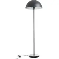 Nowa Staande vloerlamp donkergrijs Woonkamerlamp modern, aluminium, 1x E27 fitting, DxH 45x145 cm