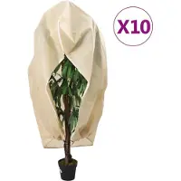 vidaXL Plantenhoezen met ritssluiting 10 st 70 g/m² 3,93x3,5 m