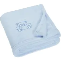 Playshoes fleecedeken beer 75 x 100 cm blauw