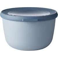 Mepal Cirqula kom met deksel ø 16 cm 1 liter kunststof nordic blue