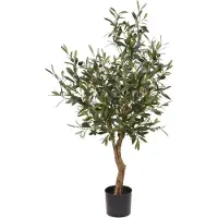 Maxifleur Kunstplanten Olijf Kunstplant Deluxe op stam 95cm