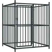 vidaXL - Hondenkennel - voor - buiten - 120x120x150 - cm