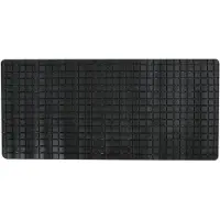 MSV Antislipmat Quadro - Zwart - 36x76cm