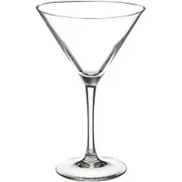Secret De Gourmet Set van 4x stuks cocktailglazen/martiniglazen van 210 ml - Drinkglazen