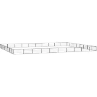 vidaXL Hondenkennel 36 panelen 100x50 cm gepoedercoat staal zwart