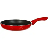JJA Koekenpan - Alle kookplaten geschikt - rood/zwart - dia 20 cm - Koekenpannen