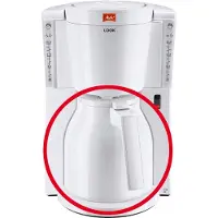 Melitta Reserve vacuümkan Kijk Selectie Therm, Koffiezetapparaat, Wit
