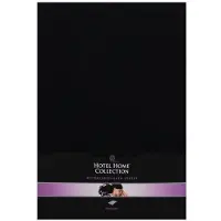 Zydante Home Hotel Home Collection - Jersey Hoeslaken - 140x200+30 cm - Zwart