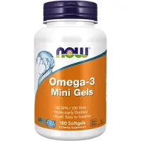 Now Omega-3 Fish Oil Mini Gels - 180 softgels