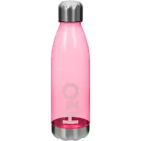 Excellent houseware Bidon drinkfles/waterfles rood 700 ml met schroefdop - Drinkflessen