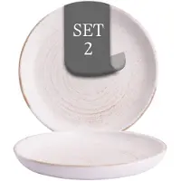 Costa Nova Vermont Bord 16 cm Wit 2 stuks