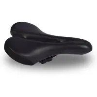 Merkloos Stijlvol Racefiets Zadel - Polyurethaan - Verstelbaar - Zwart - 16.5cmx4.5cmx28cm - Waterdicht en Duurzaam