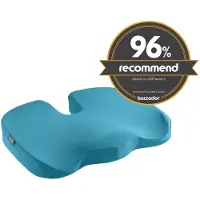 Leitz zitkussen Ergo Cosy, ergonomisch, afneembare stoffen hoes, B 470 x D 370 x H 90 mm, blauw
