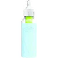 Dr. Brown's Flesbeschermer - Smalle halsfles - 250ml - Blauw