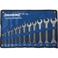 Silverline 12-delige offset steeksleutel set | 6 - 32 mm - 380681