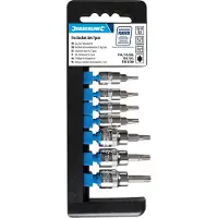 Silverline 7-delige 1/4" en 3/8" aandrijving T10-T40 doppen set | T10 - T40 - 763566