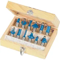 Silverline 12-delige 1/2" TCT frees set | 1/2" - 763555