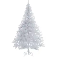 Casaria Kerstboom PVC - Metalen Voet - 180 cm Wit