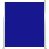 vidaXL Windscherm uittrekbaar 160x500 cm blauw