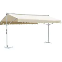 vidaXL Luifel vrijstaand 600x300 cm crème