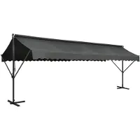 vidaXL Luifel vrijstaand 600x300 cm antraciet