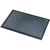 Wicotex Deurmat-schoonloopmat Faro 60x80cm zwart grijs