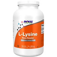 Now , L-Lysine Pure Powder, 1 lb (454 g)