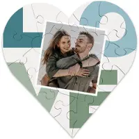 Yoursurprise Hart puzzel met foto